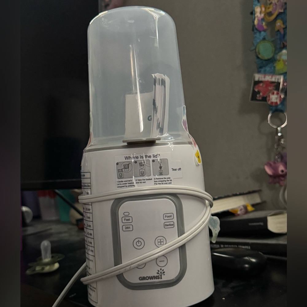 White Grownsy Baby Bottle Warmer